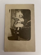 Little Girl In An Antique Auto Prop Picture RPPC Postcard - £15.67 GBP