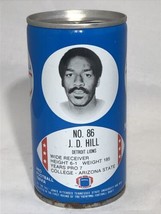 1977 J.D. Hill Detroit Lions Arizona State RC Royal Crown Cola Can NFL F... - $8.95