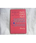 Vintage 1942 DECCA Record Catalog Copyright 1941 3-c - $24.74