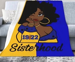 Sigma Gamma Rho Sorority Sassy  Lady Flannel Throw Blanket - $30.00