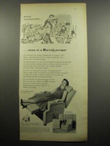 1955 BarcaLounger Chair Advertisement - cartoon by George Price - $18.49