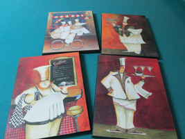Glicee Hanging Print Set Of 4 Cooks And Humor By Jennifer Gavant 14 X 12&quot; - £159.62 GBP