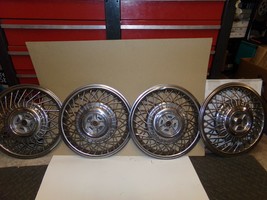 Nice Vintage 70/80&#39;s Cadillac Wire Covers with Caps/insert/lock Tool - $297.00