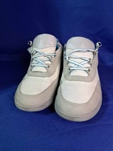 SAS Sporty Silver Lace Up Sneakers Gray Blue Diabetic Shoes Womens Size ... - $60.76