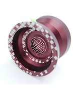 Unresponsive Yoyo Professional Trick Magic CNC Anodized Metal Cranberry ... - $341.93 MXN