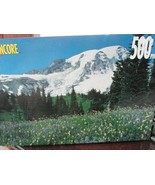 ROSEART ENCORE 500 PIECE PUZZLE RAINIER NATIONAL PARK RECYCLED PAPER NEW... - $3.91