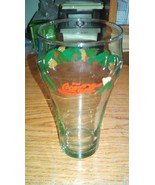 McDonald&#39;s Coca Cola Coke Green Christmas Glass 16oz Drinking Glasses Tu... - $6.81 CAD