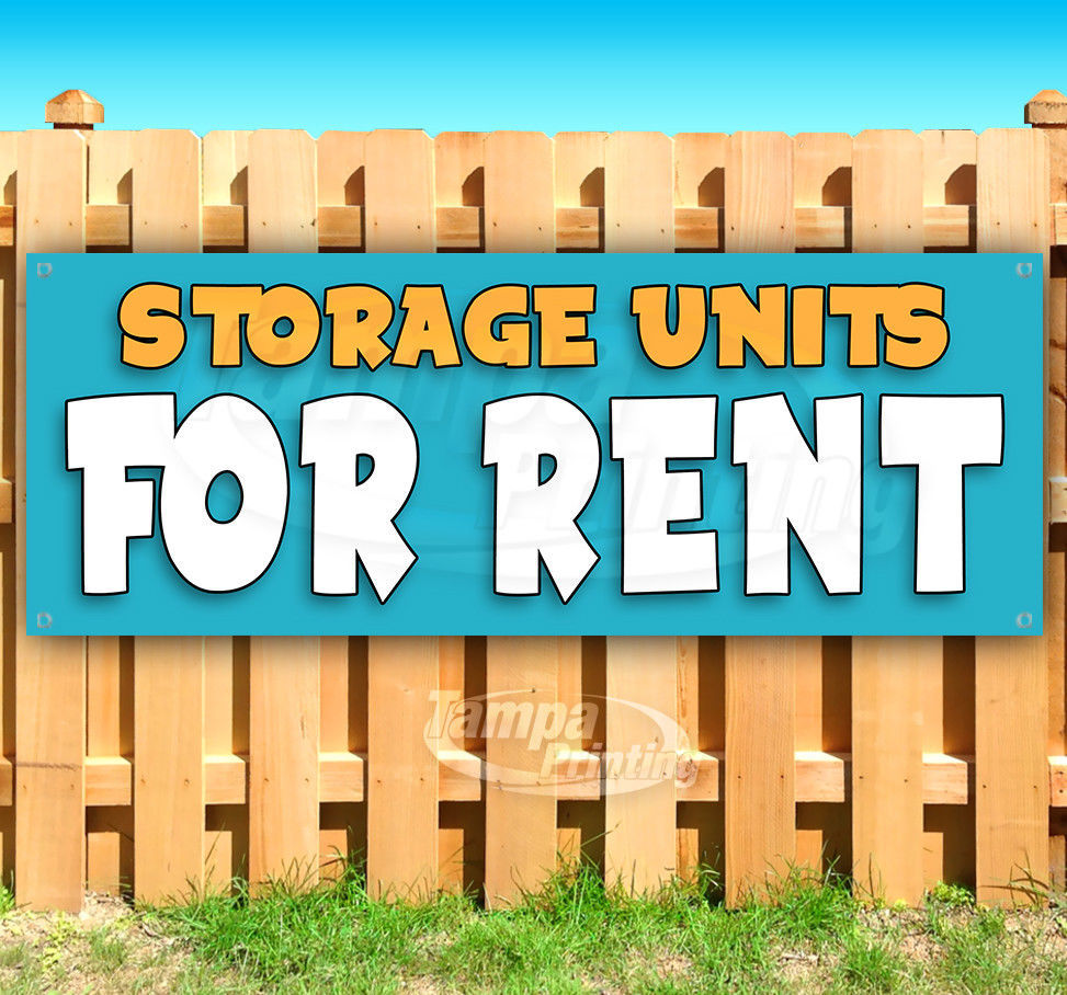 Storage Unit Sign Examples STORAGE UNITS FOR RENT Advertising Vinyl Banner Flag Sign Many Sizes ...