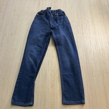 Wonder Nation  Blue Jeans Skinny Style Size 12 Husky Elastic Waist Zip Up - £6.29 GBP