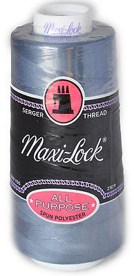 Primary image for Maxi Lock All Purpose Thread Miniature Blue 3000 YD Cone  MLT-037