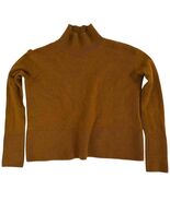 Everlane Women&#39;s XXS Cashmere Turtleneck Sweater – Warm Olive Brown - $27.99