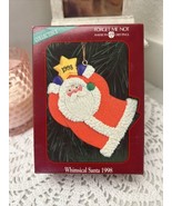 AMERICAN GREETINGS ORNAMENT &quot;WHIMSICAL SANTA 1998&quot; - $7.99