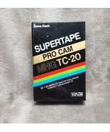 New VTG Radio Shack Supertape Pro Cam SHG TC-20 VHSC Compact Cassette TT20 - £2.61 GBP