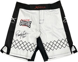 RANDY COUTURE Autograph Signed UFC XTREME MMA Fight Trunks Shorts JSA CE... - £135.39 GBP