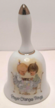 Enesco Precious Moments Bell &quot;Prayer Changes Things&quot; Made in Japan 1978 - $9.15