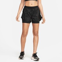 Nike Womens Icon Clash Tempo Luxe Running Shorts DM7739-010 Size XS Extr... - £39.34 GBP
