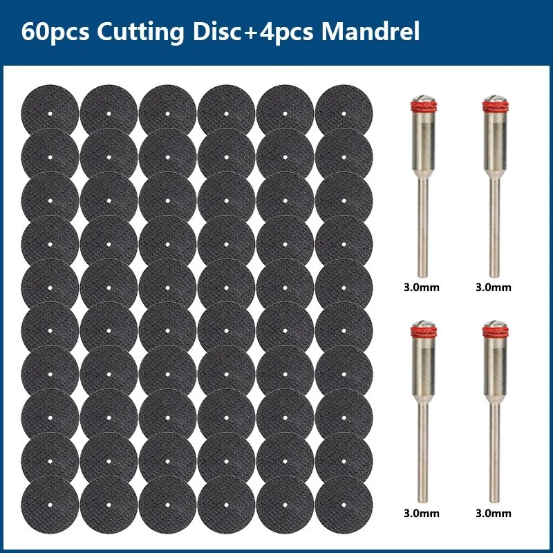 CMCP Asive Cutting Disc 32mm With Mandrels Grinding Wheels For Dremel Ac... - $84.23