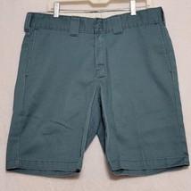 Dickies Shorts Mens Size 34 Blue Chino Relaxed fit waist measures 36 - £13.48 GBP