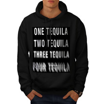 Wellcoda One Tequila Funny Mens Hoodie, Human Casual Hooded Sweatshirt - £25.79 GBP+