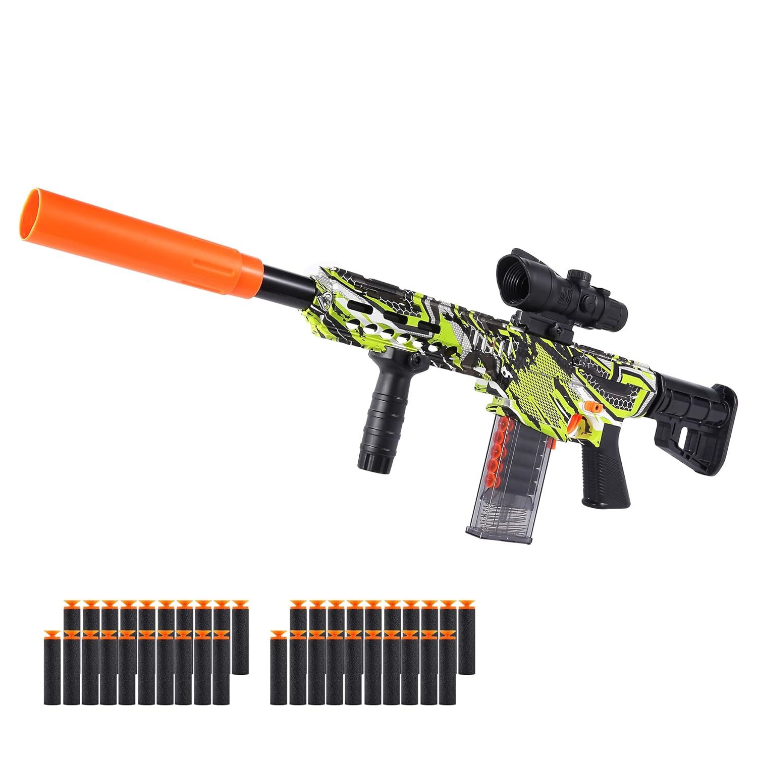 Toy Gun For Nerf Guns Bullet Automatic Machine Gun, Electric Toy Guns For Boys,