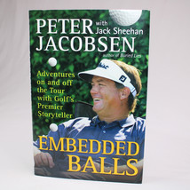 SIGNED Embedded Balls By Peter Jacobsen Hardcover Book With DJ 2005 1st Edition - £18.40 GBP