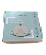Crofton Cast Iron Bread Oven 9” Enameled Aldi New Limited Edition White ... - £128.08 GBP