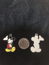 Mickey Mouse Enamel charm - Necklace Pendant Charm K29 Children M4 - $15.15