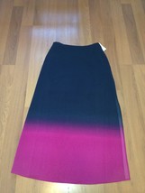 Vince Camuto Women&#39;s Skirt Long Blue &amp; Pink Super Soft Skirt Size 8 Nwt  - £34.72 GBP