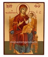 26cm Theotokos Pantanassa Più Queen Of Tutti Greco Ortodosso Oro Foglia ... - €36,75 EUR