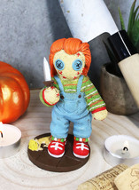 Ebros Child&#39;s Play Buddi Horror Doll Chucky Holding Knife Pinheadz Monster - $335.33 MXN