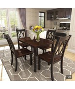 Five peace wooden dining Set  - $836.79 CAD