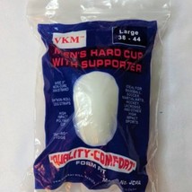 Men’s VKM Hard Cup with Jockstrap - White XL - New in Package - £10.81 GBP