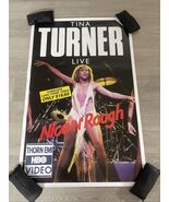 TINA TURNER Live Nice &#39;n&#39; Rough 1982 ORIGINAL VIDEO PROMO POSTER Thorn H... - $363.75 MXN
