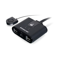 IOGEAR GUS402 GUS402 4PORT USB 2.0 PERIPHERAL SHARING SWITCH BETWEEN 2CO... - $87.63