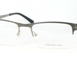 OU 63.521.01 SILVER /BLACK EYEGLASSES GLASSES METAL FRAME 55-19-145mm - $1,261.22 MXN