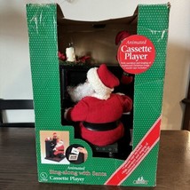 Holiday Creations Sing-Along with Santa Animated Cassette Player 1995 Works XL - £48.02 GBP