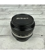Nikon NIKKOR 50mm f/1.4 Camera Lens Back &amp; Lens Caps Untested For Parts ... - £67.39 GBP