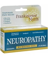 Frankincense &amp; Myrrh Neuropathy Rubbing Oil, New - $24.74