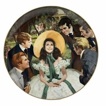 Gone With The Wind 1988 Plate Scarlett And Her Suitors By Howard Rogers 50th - £13.99 GBP