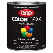 Krylon K05647007 COLORmaxx Acrylic Latex Brush On Paint for Indoor/Outdo... - $32.99