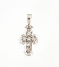 Cubic zirconia Unisex Charm 18kt White Gold 404836 - £239.00 GBP