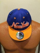 KB Ethos New York Gorra Béisbol Snapback Azul Naranja - £3.58 GBP