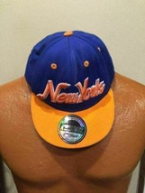 KB Ethos New York Gorra Béisbol Snapback Azul Naranja - £3.57 GBP