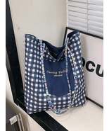 Gingham Pattern Tote Bag - $29.45 CAD