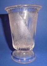 Vintage Pattern Glass EAPG Crystal Diagonal Band Celery Vase - £22.18 GBP