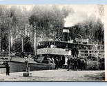 Pohjola Steamer Murole Canal Finland 1911 DB Postcard G16 - £11.63 GBP