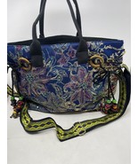 Women’s Shoulder Bag Peacock Floral Boho Ethnic Style Handbag Tote Embro... - $44.99