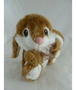 DanDee Collectors Choice Stuffed Plush Bunny Rabbit Tan 7 Inch Embroider... - $20.28 CAD