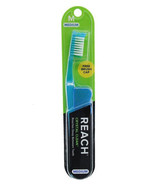 Toothbrush Reach Crystal Clean Medium Adult Toothbrush Blue - $3.83