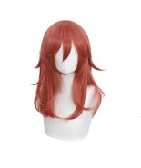 Anime Dark Orange Wig Girls Women Cosplay Wig Curly with Bangs for CSM +... - £34.45 GBP